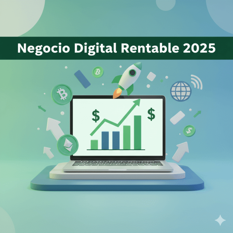 cómo crear un negocio digital rentable desde cero 2025